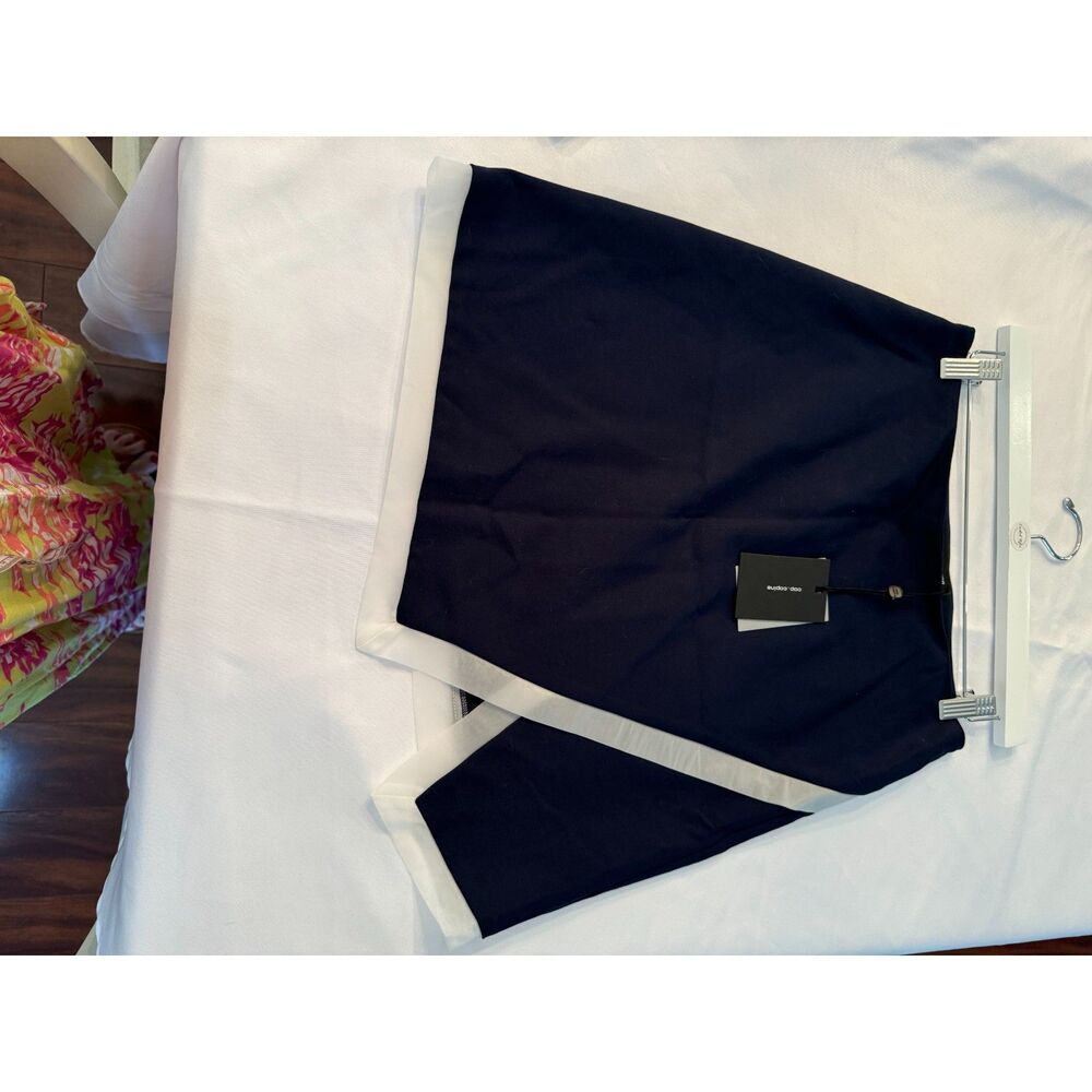 Cop Copine mini skirt, navy blue - made in Portugal size 36 New with tags - Picture 9 of 9